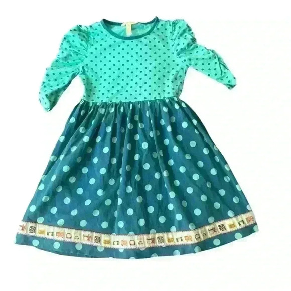 Matilda Jane NWOT Girls MATILDA JANE Wonderment Making My Way Dress size 8 - Picture 1 of 8
